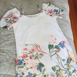 Summer Chiffon Floral Printed Short Dress